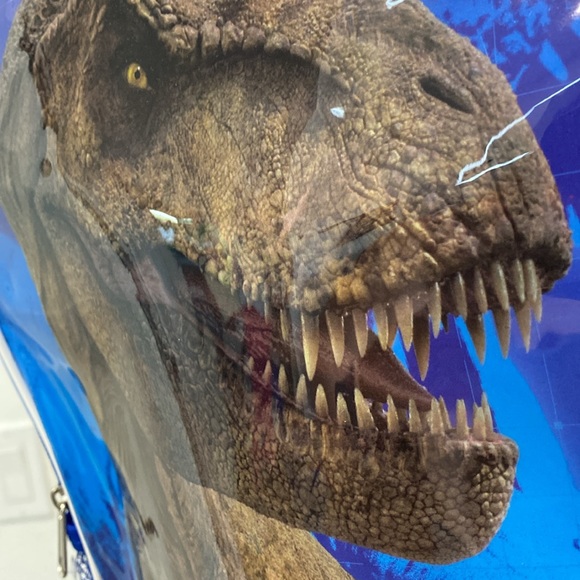 NWT Jurassic World T Rex Raptor Blue Backpack - Picture 10 of 10